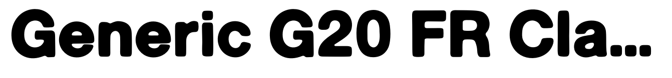 Generic G20 FR Classic DEMO